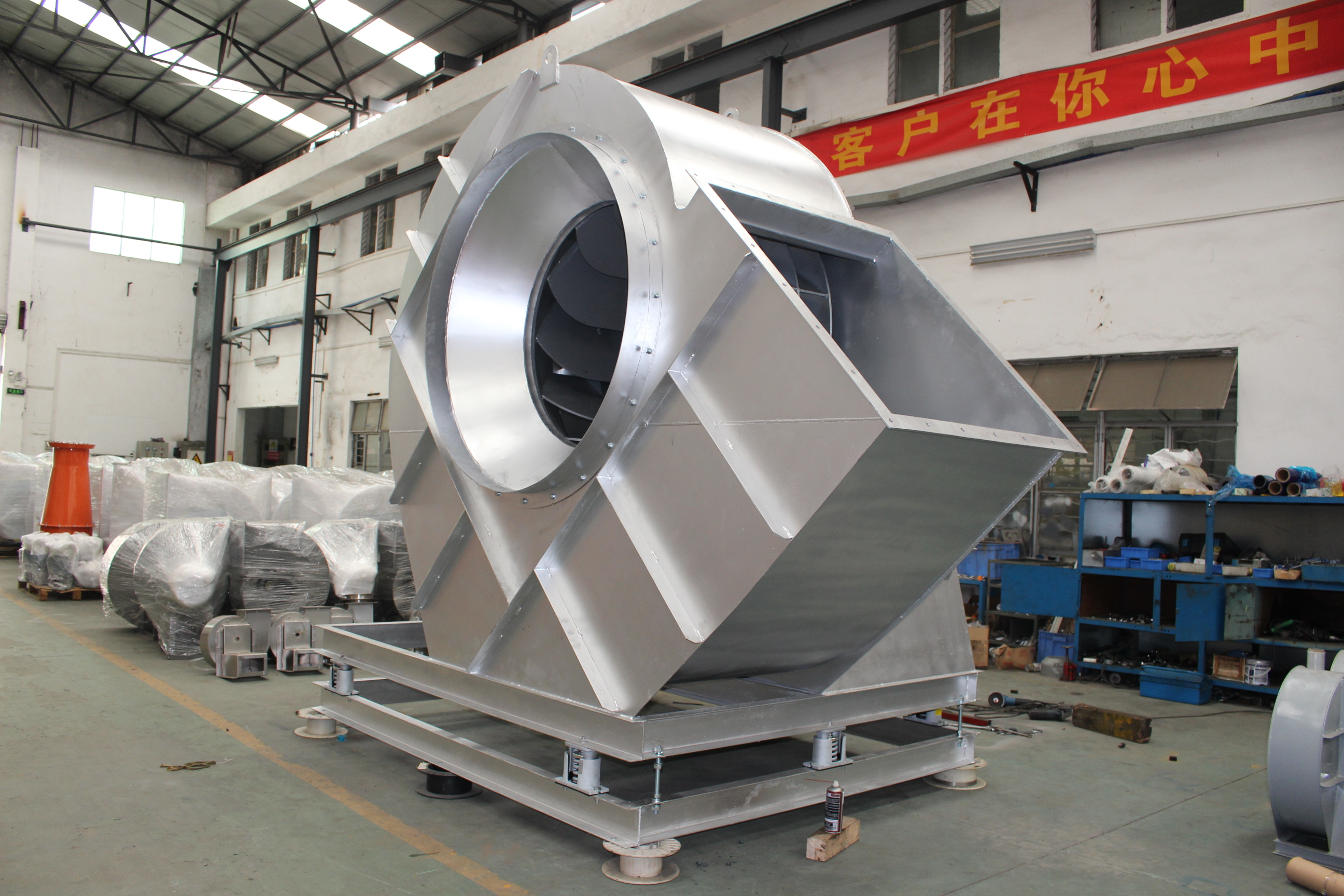 離心風機減震安裝方式 離心風機減震安裝方式